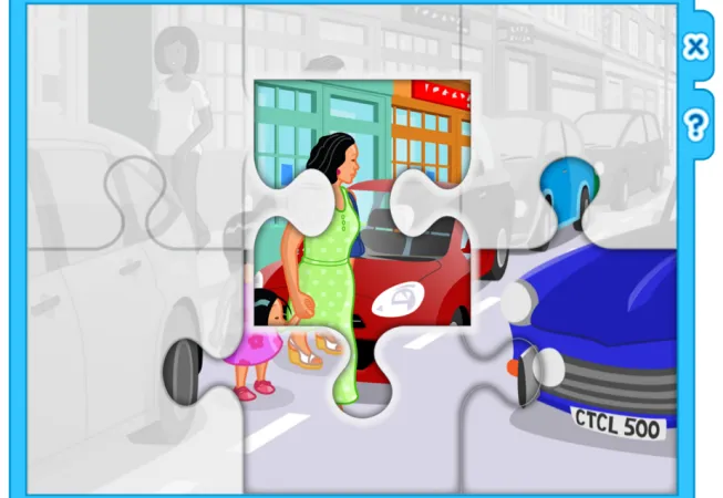 Children's Traffic Club minigame 2